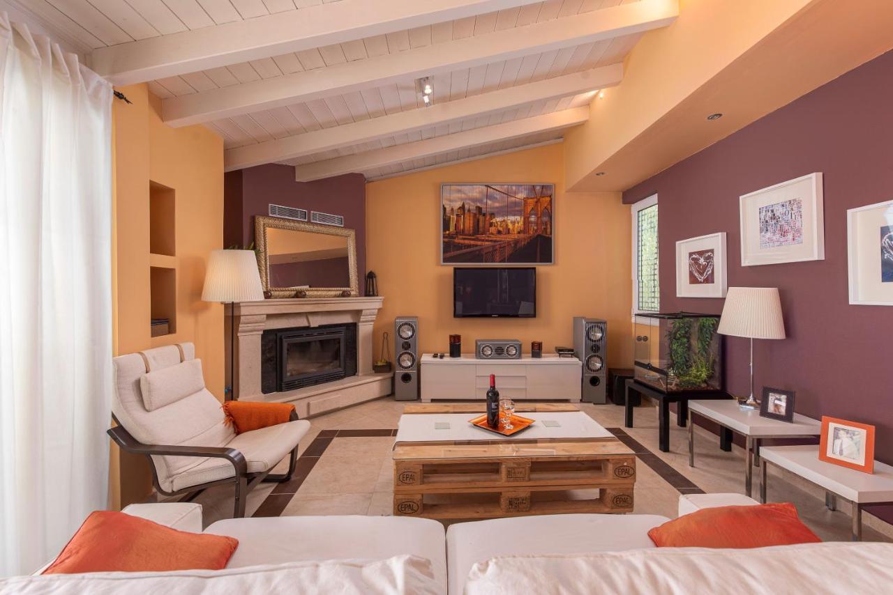 Villa Panoramic View!Penthouse 120Qm Of Sea & Mountain Loutra Edipsou  Exterior foto
