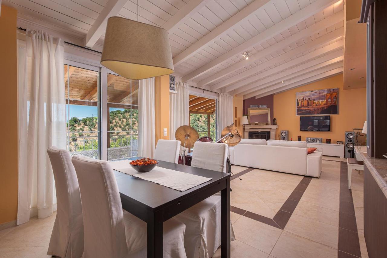 Villa Panoramic View!Penthouse 120Qm Of Sea & Mountain Loutra Edipsou  Exterior foto