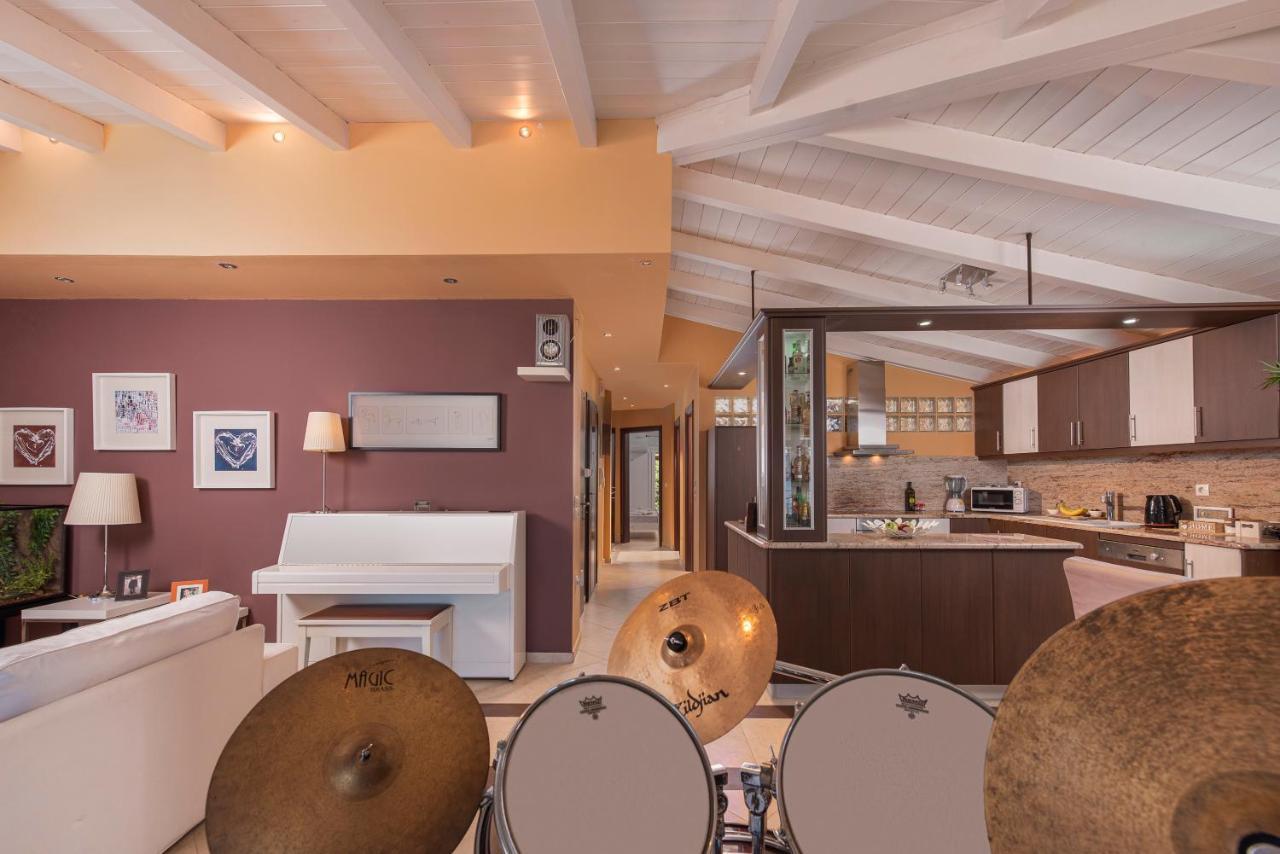 Villa Panoramic View!Penthouse 120Qm Of Sea & Mountain Loutra Edipsou  Exterior foto