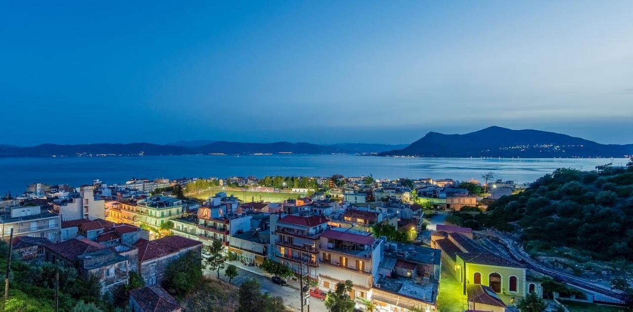 Villa Panoramic View!Penthouse 120Qm Of Sea & Mountain Loutra Edipsou  Exterior foto