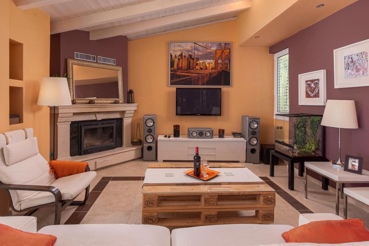 Villa Panoramic View!Penthouse 120Qm Of Sea & Mountain Loutra Edipsou  Exterior foto